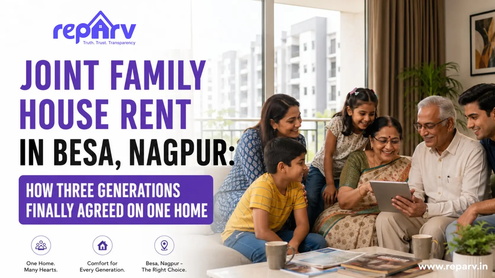 Joint Family House Rent in Besa, Nagpur: How Three Generations Finally Agreed on One Home